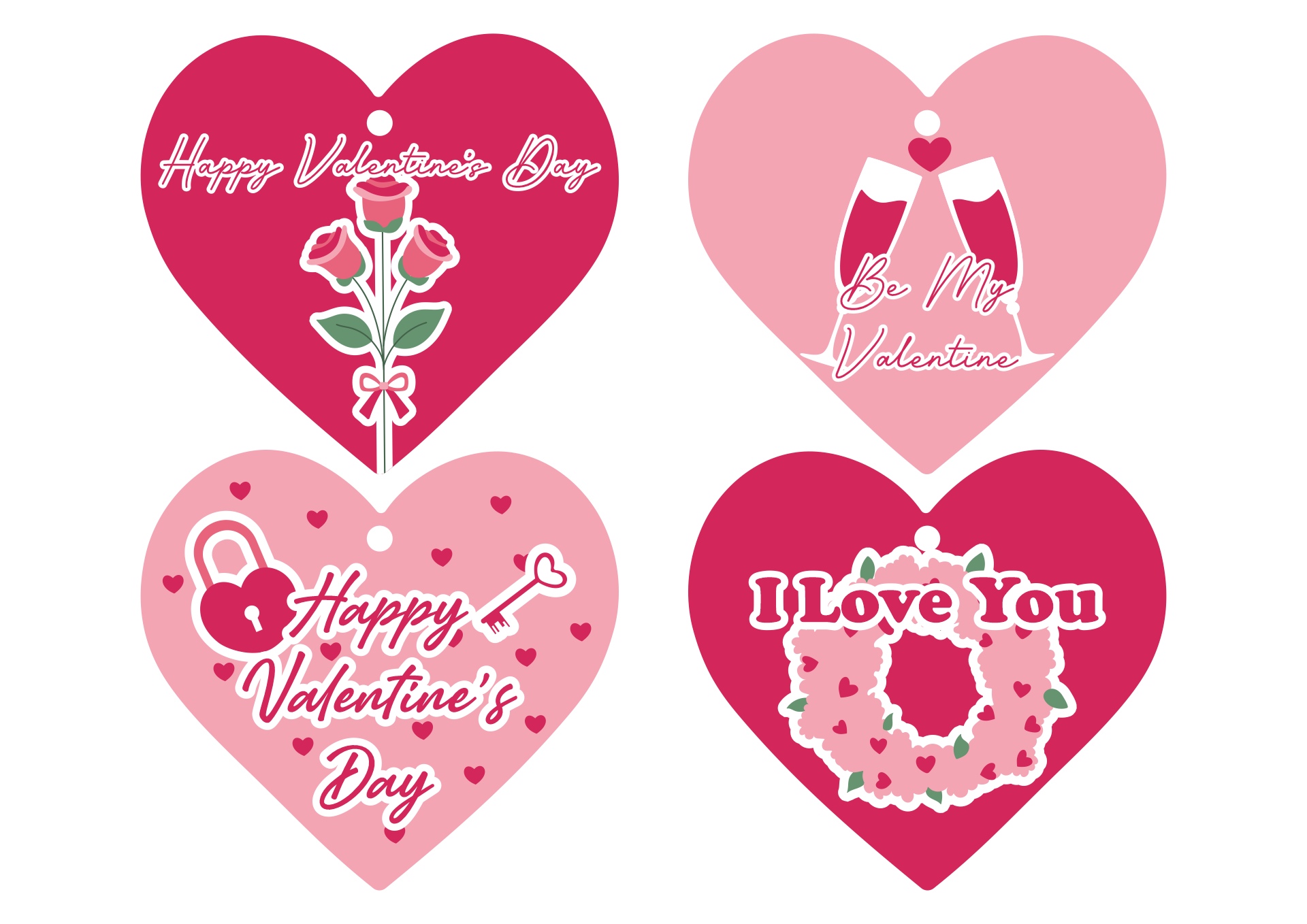 Valentines Day Tags For Gifts Valentine Gift Tags - 10 Free Pdf for Free Printable Valentine'S Day Gift Tags