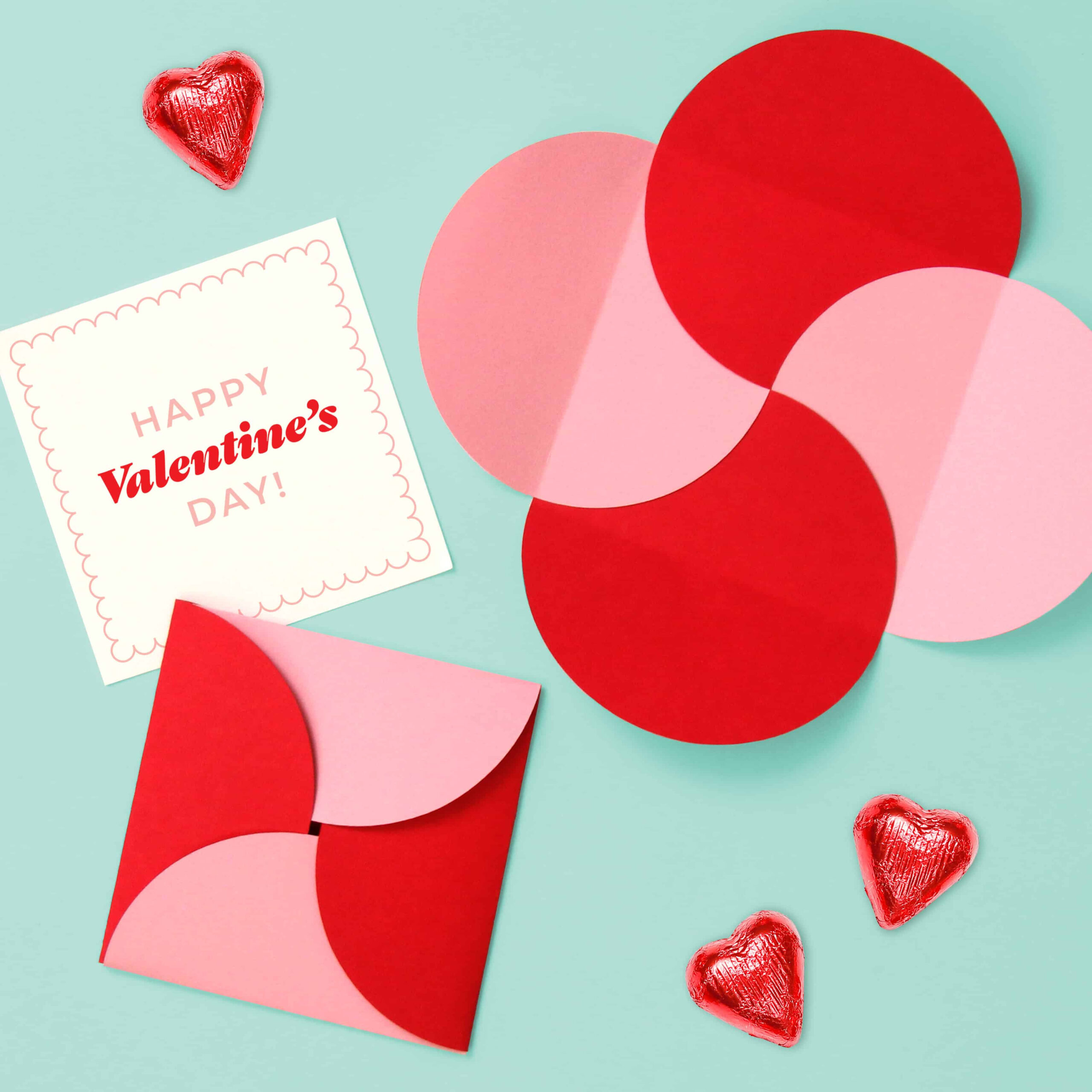 Valentine'S Mini Envelopes - Free Printable Download regarding Printable Valentine Envelope Template