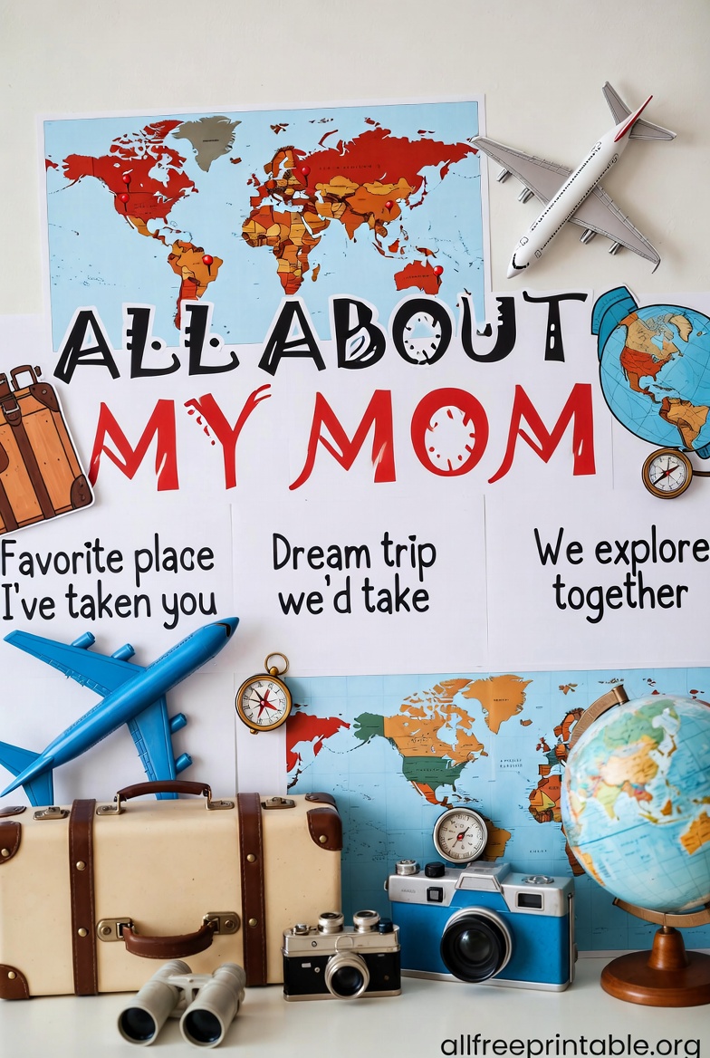 All About My Mom Printable - Download From AllFreePrintable.Org (3)