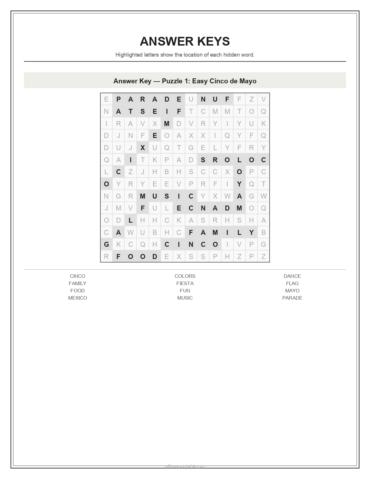 Cinco de Mayo Word Search Printable Answers - allfreeprintable.org (1)