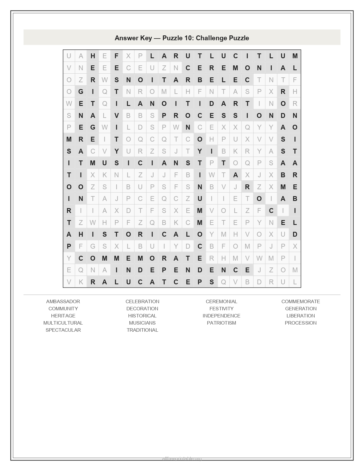 Cinco de Mayo Word Search Printable Answers - allfreeprintable.org (10)