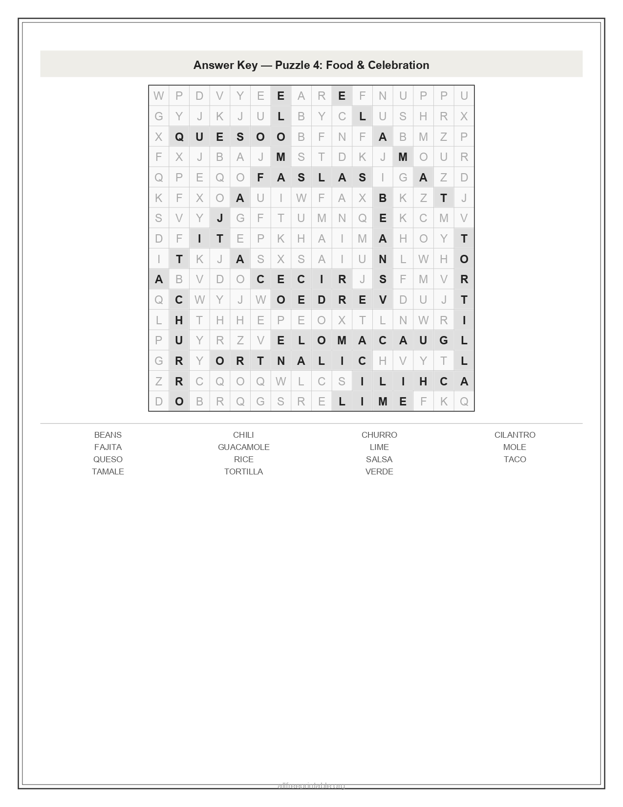 Cinco de Mayo Word Search Printable Answers - allfreeprintable.org (4)