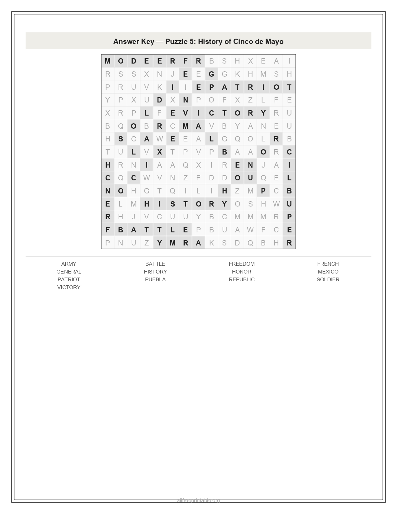 Cinco de Mayo Word Search Printable Answers - allfreeprintable.org (5)