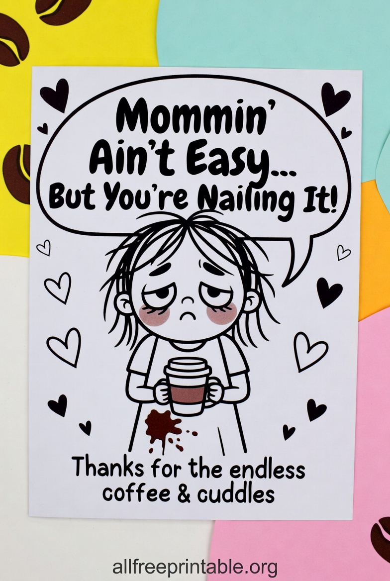 Free Printable Mother's Day Cards 2026 - Funny and Punny Card