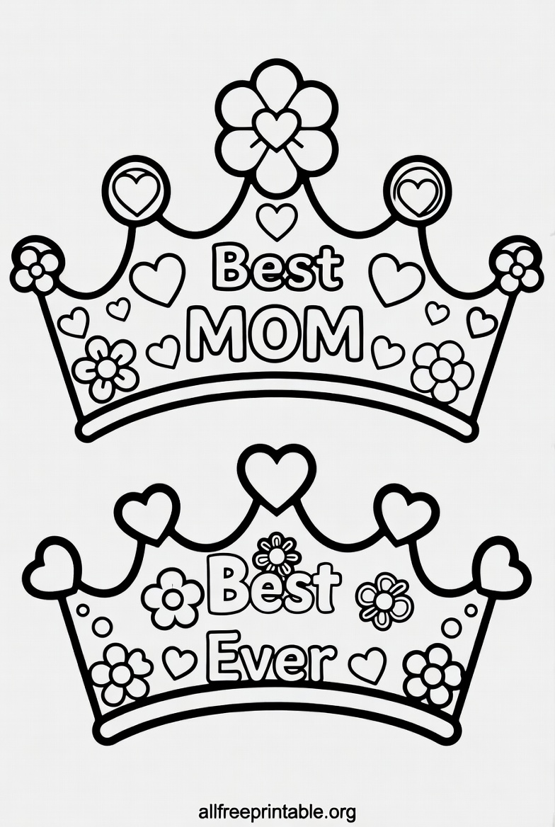Printable Mother's Day Crafts - AllFreePrintable.Org (3)