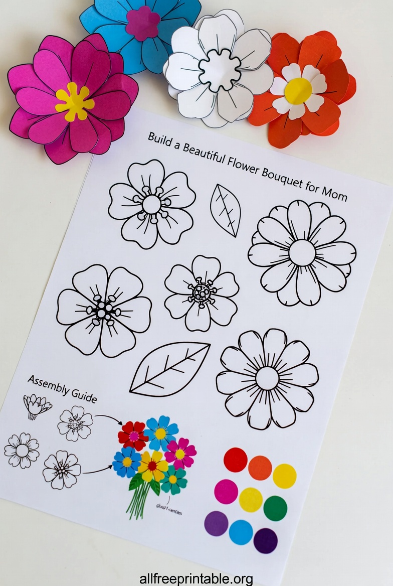 Printable Mother's Day Crafts - AllFreePrintable.Org (9)
