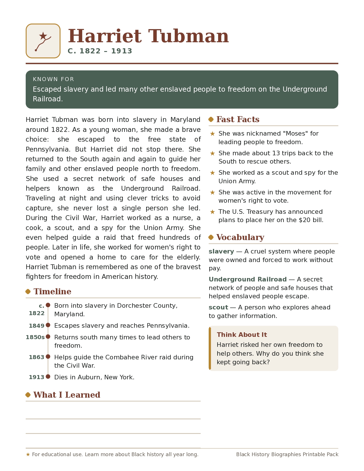 Free Black History Biographies Printable Packs_page-0002