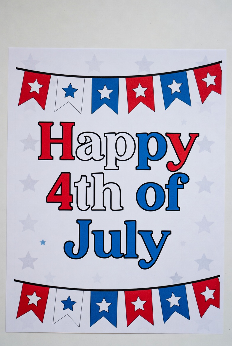 Free Printable Happy 4th of July Signs 2026