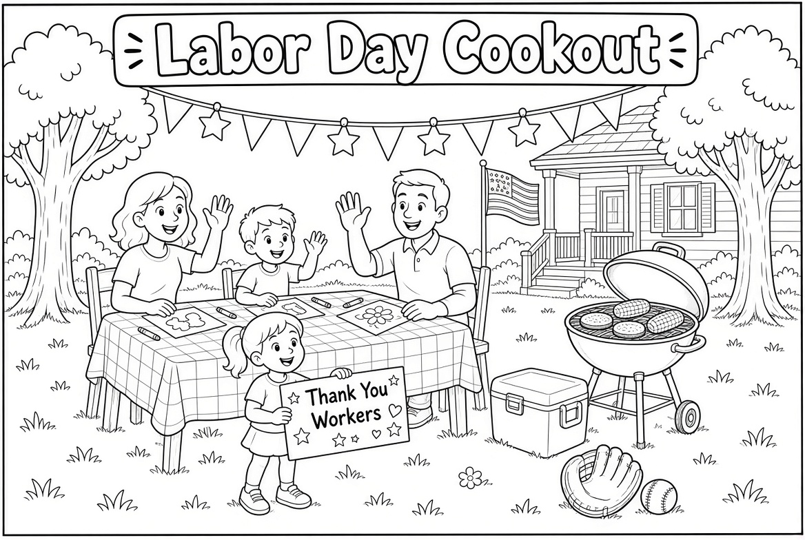 Free Printable Labor Day Activities for Kids